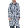 Avec Les Filles Tie Waist Quilted Jacket In Winter Floral