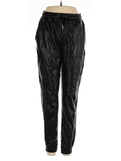 Pre-owned Avec Les Filles Track Pants In Black