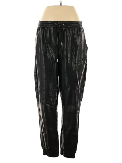 Pre-owned Avec Les Filles Track Pants In Black
