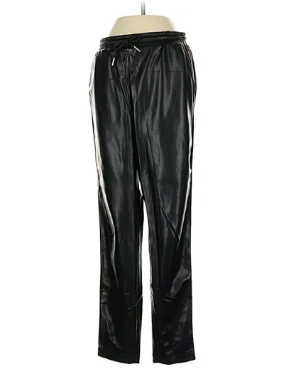 Pre-owned Avec Les Filles Track Pants In Black
