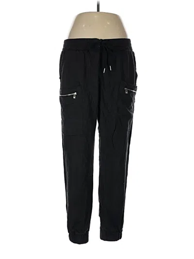 Pre-owned Avec Les Filles Track Pants In Black