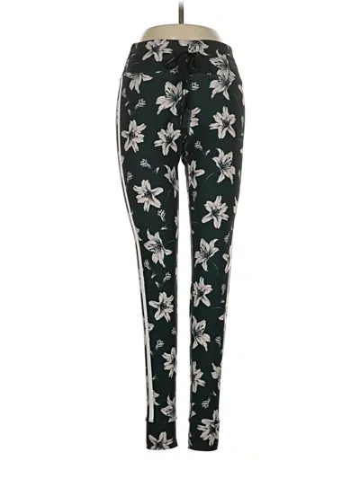 Pre-owned Avec Les Filles Track Pants In Green