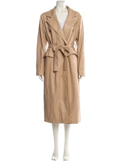 Pre-owned Avec Les Filles Trench Coat In Neutral