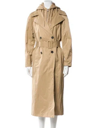 Pre-owned Avec Les Filles Trench Coat In Neutral