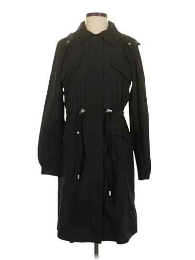 Pre-owned Avec Les Filles Trenchcoat In Black