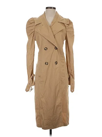 Pre-owned Avec Les Filles Trenchcoat In Tan