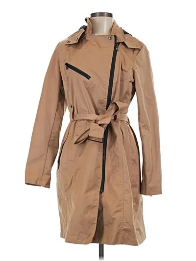 Pre-owned Avec Les Filles Trenchcoat In Tan