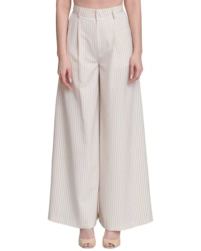 Avec Les Filles Ultra Wide Leg Trouser In Neutral
