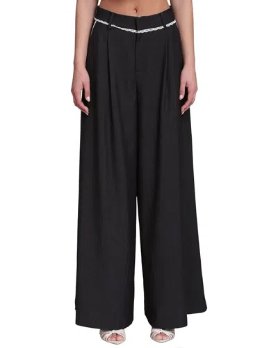 Avec Les Filles Ultra Wide Leg Trousers In Black
