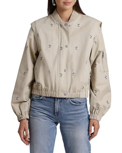 Avec Les Filles Utility Bomber Jacket In Brown