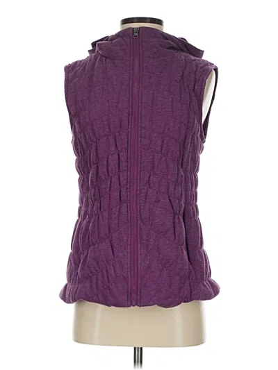 Pre-owned Avec Les Filles Vest In Purple