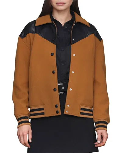 AVEC LES FILLES AVEC LES FILLES WESTERN VARSITY JACKET