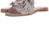 Avec Les Filles Women's Baha Flat In Dusty Lilac In Yellow