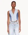 Avec Les Filles Women's Colorblocked Vest