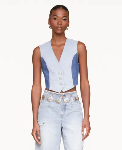 Avec Les Filles Women's Colorblocked Vest