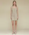 Avec Les Filles Utility Patch Dress In Sage