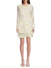 AVEC LES FILLES WOMEN'S DAISY LACE MINI DRESS