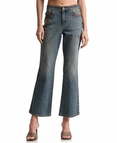 Avec Les Filles Women's Flare Jeans In Blue