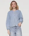 Avec Les Filles Women's Floral Embroidered Barn Jacket