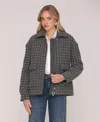 Avec Les Filles Wool-blend Mid-length Coat In Gray