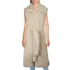 Avec Les Filles Womens Faux Fur Outerwear Vest