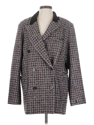Pre-owned Avec Les Filles Wool Coat In Gray
