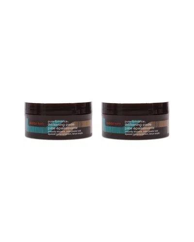 Aveda 5.2oz Men Pure-formance Thickening Paste 2 Pack In Brown