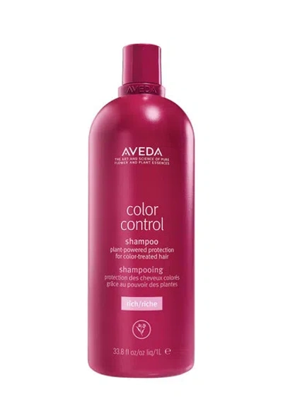 Aveda Colour Control Rich Shampoo 1000ml In Pink