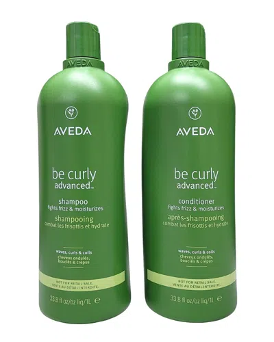Aveda Duo Be Curly Advanced Shampoo & Conditioner In Green
