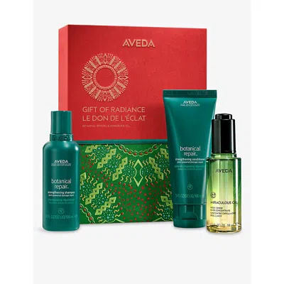 Aveda Gift Of Radiance Botanical Repair™ & Miraculous Oil Hair Gift Set Worth £66.50 In Multi