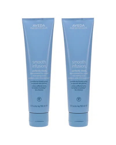 Aveda Unisex 10oz Smooth Infusion Perfectly Sleek Blow Dry Cream In Blue