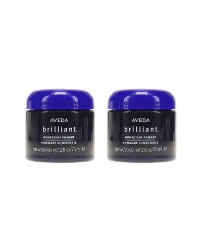 Aveda Unisex 5oz Brilliant Humectant Pomade 2 Pack In Black
