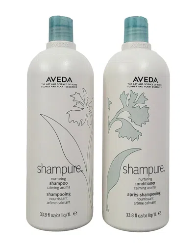 Aveda Unisex 33.8oz Shampure Nurturing Shampoo & Conditioner Duo In White