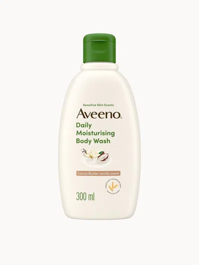 Aveeno Daily Moisturising Body Wash Cocoa Vanilla 300ml In Transparent