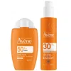 Avene Fluid Invisible And Sun Cream Bundle