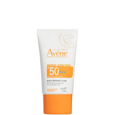 Avene Mineral Sunscreen Multi-defense Fluid Spf 50+ 40ml In White