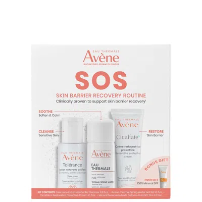 Avene Sos Skin Barrier Recovery Routine 192ml In White
