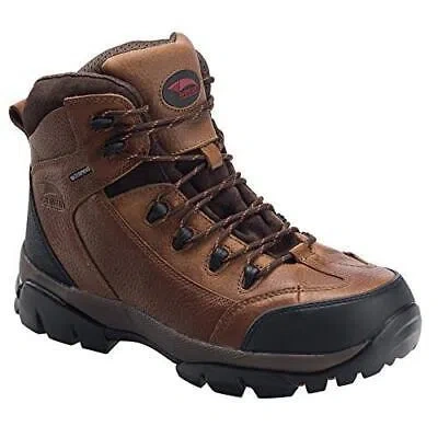 Pre-owned Avenger Men's Composite Toe Waterproof Work Boots Brown - A7244, Brown