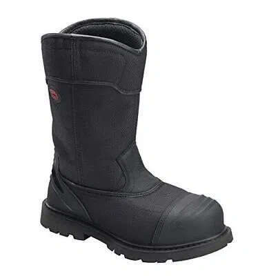 Pre-owned Avenger Men's Hammer Wellington Carbon Toe Pr Waterproof Work Boots Black - A780