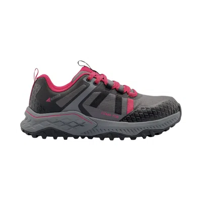 Avenger Women's Aero Trail Composite Toe Shoe In Grey/magenta In Multi