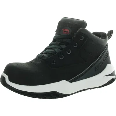 Avenger Womens Oil-resistant Work & Safety Shoes In Black