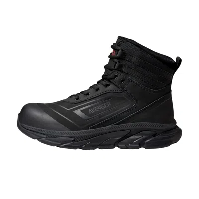AVENGER WORK BOOTS K4 MID COMPOSITE TOE BOOT BLACK A765 MEN'S