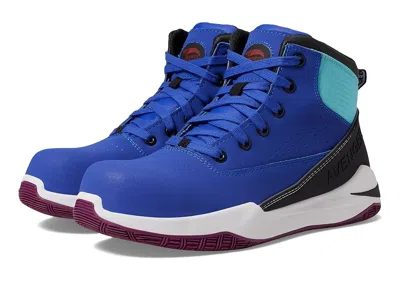 Avenger Work Boots Reaction Mid Women's Shoes Blue/aqua: 8 B - Medium