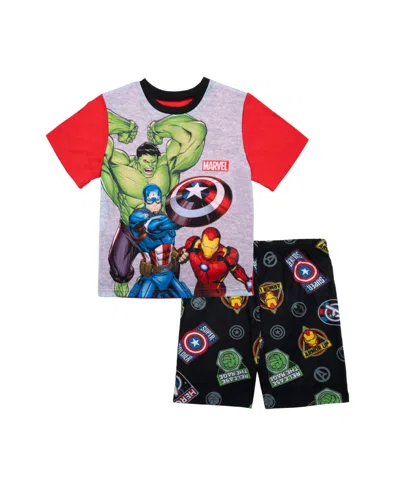 Avengers Kids' Big Boys Short Pajama Set, 2 Pc In Assorted