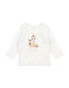 Aventiquattrore Newborn Girl T-shirt White Size 3 Cotton In White