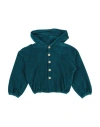 Aventiquattrore Toddler Girl Sweatshirt Deep Teal Size 3 Cotton, Polyamide, Elastane In Green