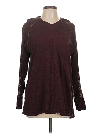 Pre-owned Aventura Cardigan Sweater In Burgundy