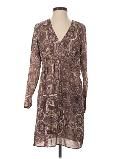 Pre-owned Aventura Casual Dress In Brown