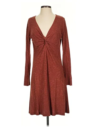 Pre-owned Aventura Casual Dress In Burgundy