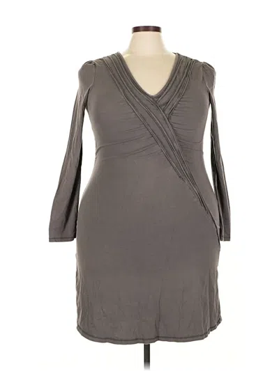 Pre-owned Aventura Casual Dress In Gray